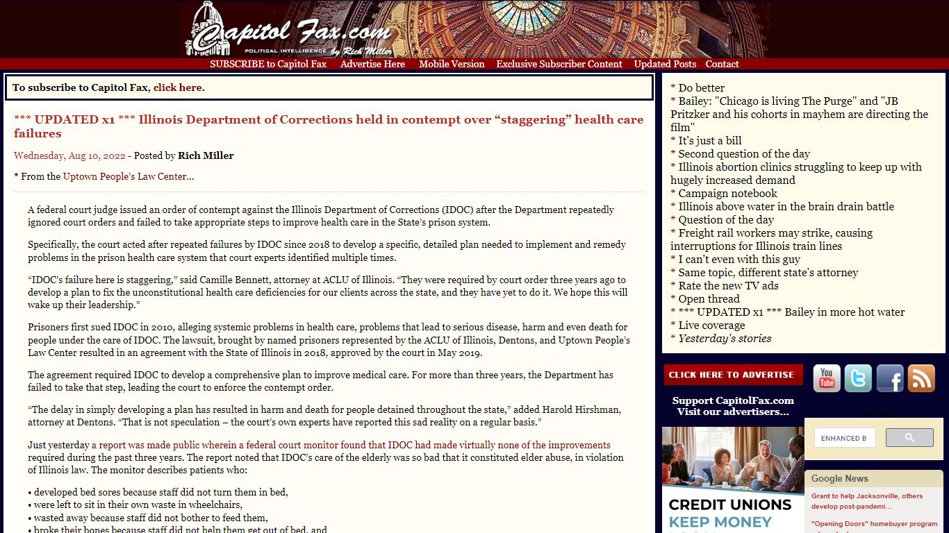 Capitol Fax.com - Your Illinois News Radar » *** UPDATED x1 ...